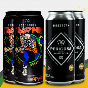 Kit Presente Cerveja Bodebrown IPA - Trooper + Perigosa