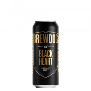CERVEJA BREWDOG BLACK HEART LT 440 ML