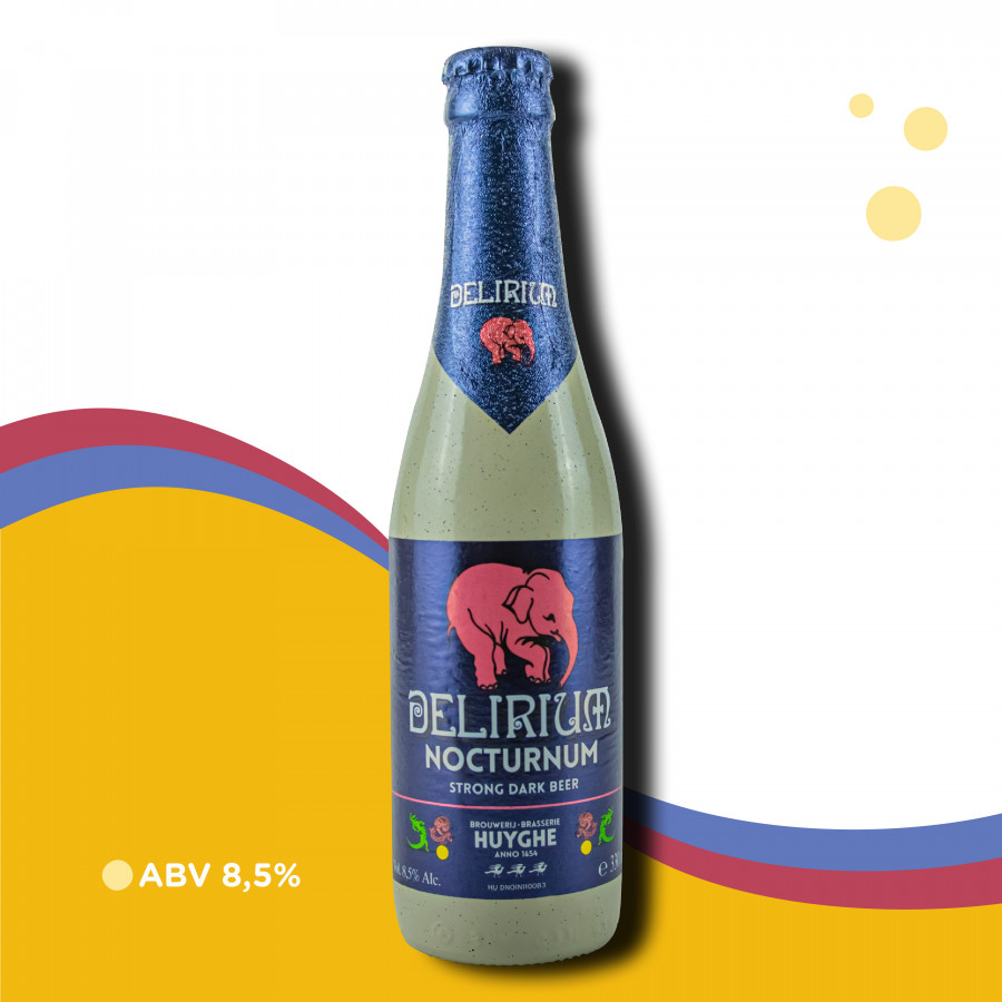 Cerveja Belga Delirium Nocturnum - Strong Dark Ale - 8,5% ABV - 330ml