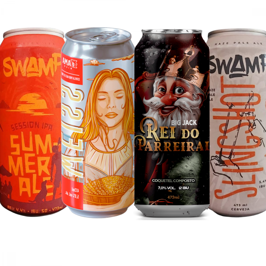 Kit Cerveja Sensorial Explosão de Frutos Big Jack Swamp Dama