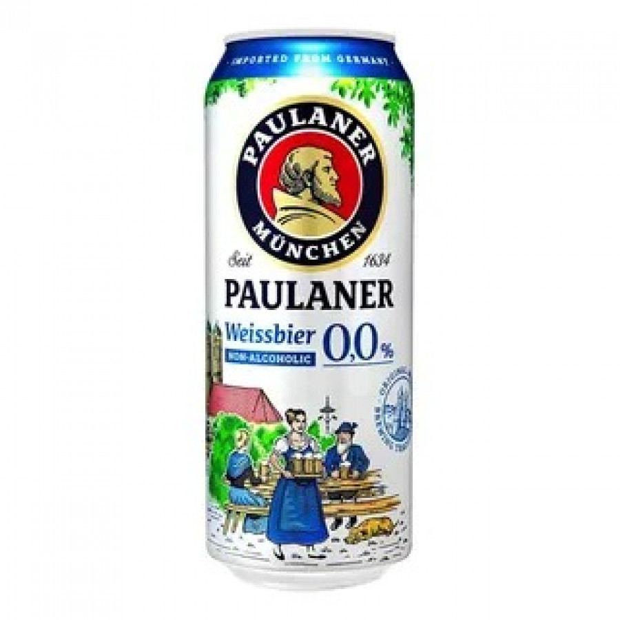 CERV ALE PAULANER LT 500ML WEISSBIER 0%