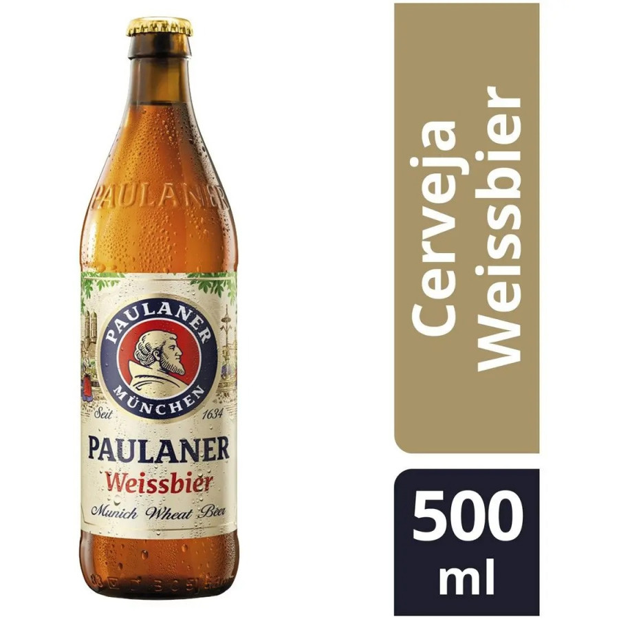 CERVEJA ALE PAULANER GF 500ML WEISSBIER